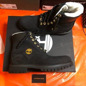 patch timberland field boots